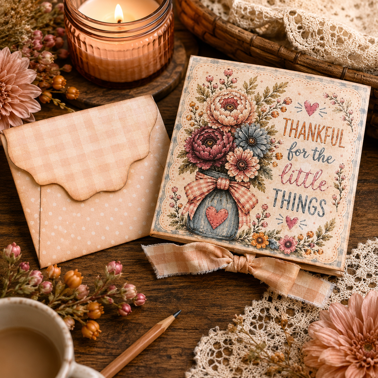 🍁 Vintage Harvest Market Flip-Out Folio | Printable Digital Download