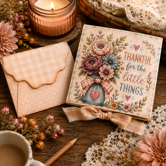 🍁 Vintage Harvest Market Flip-Out Folio | Printable Digital Download