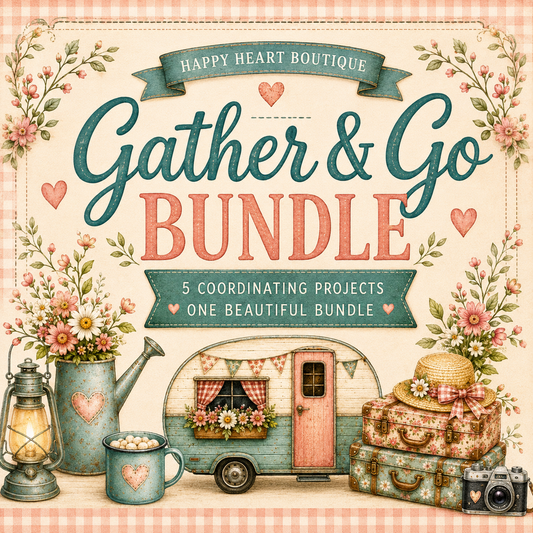 Gather & Go Bundle | 5 Printable Paper Craft Collections