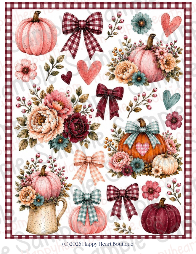 🍁 Fall Blessings Paper, Ephemera & Creative Elements Collection