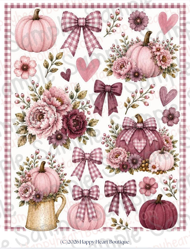 🍁 Fall Blessings Paper, Ephemera & Creative Elements Collection
