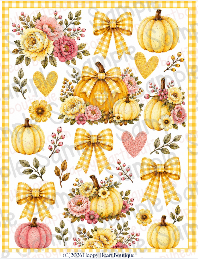 🍁 Fall Blessings Paper, Ephemera & Creative Elements Collection