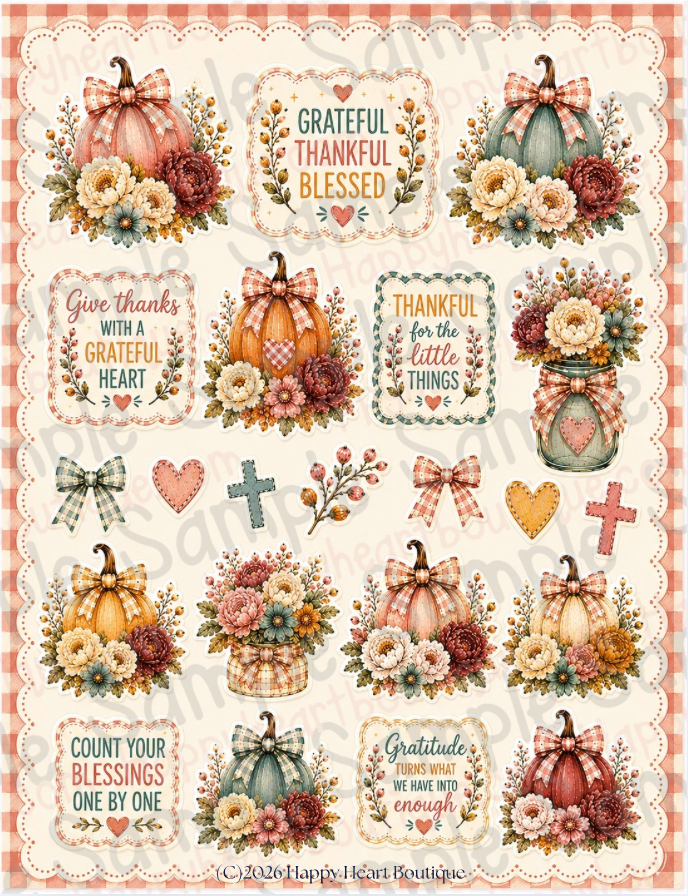 🍂 Vintage Harvest Market Printable Paper, Ephemera  & Creative Elements Collection | Fall Junk Journal, Scrapbook & Paper Crafting Kit