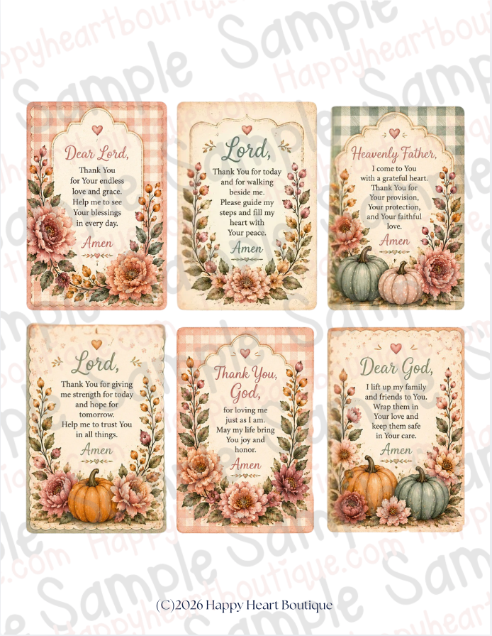 🍂 Vintage Harvest Market Printable Paper, Ephemera  & Creative Elements Collection | Fall Junk Journal, Scrapbook & Paper Crafting Kit