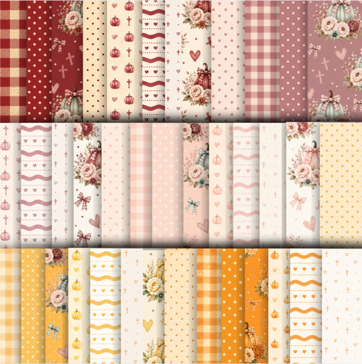 🍂 Vintage Harvest Market Printable Paper, Ephemera  & Creative Elements Collection | Fall Junk Journal, Scrapbook & Paper Crafting Kit