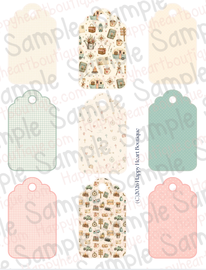 🚐 Gather & Go Summer Travel Paper & Ephemera Collection