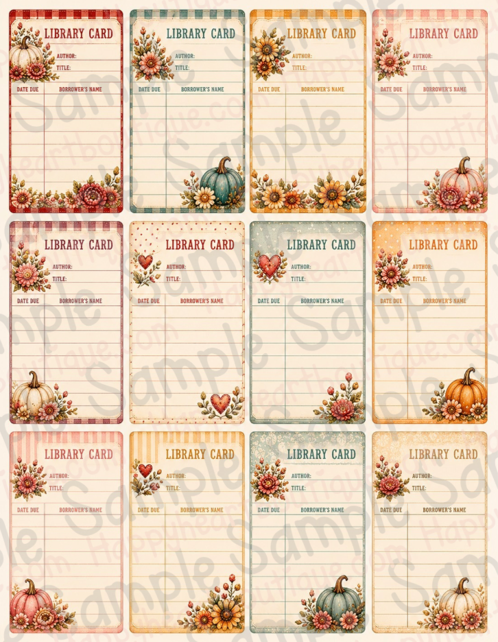 🍂 Vintage Harvest Market Printable Paper, Ephemera  & Creative Elements Collection | Fall Junk Journal, Scrapbook & Paper Crafting Kit
