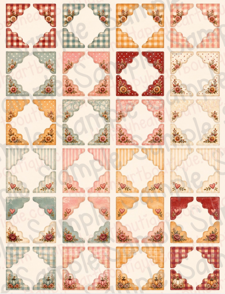 🍂 Vintage Harvest Market Printable Paper, Ephemera  & Creative Elements Collection | Fall Junk Journal, Scrapbook & Paper Crafting Kit