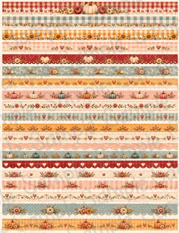 🍂 Vintage Harvest Market Printable Paper, Ephemera  & Creative Elements Collection | Fall Junk Journal, Scrapbook & Paper Crafting Kit
