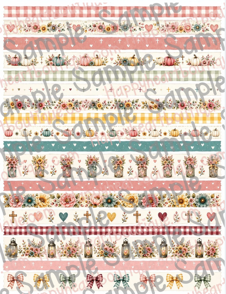 🍁 Fall Blessings Paper, Ephemera & Creative Elements Collection