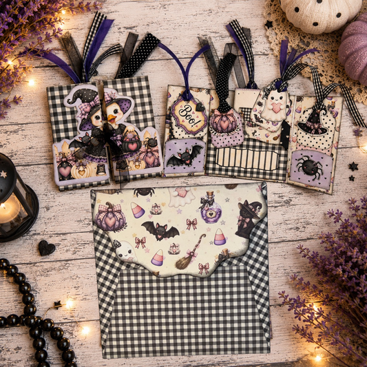👻🩷💜Gertie the Goose is Too Cute to Spook Pop-Out Card & Gift Set 💜🩷👻
