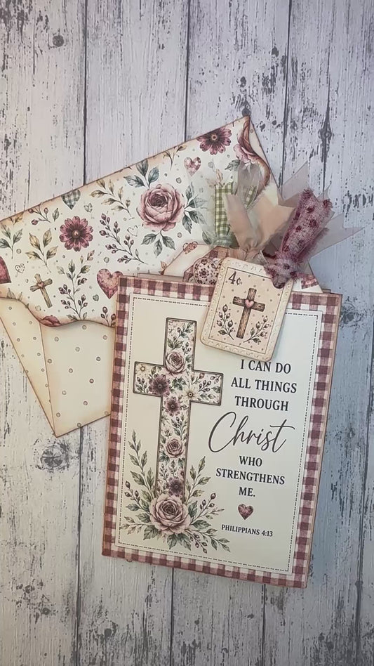 Faithful Blessings Deluxe Card & Stationery Set / Folio