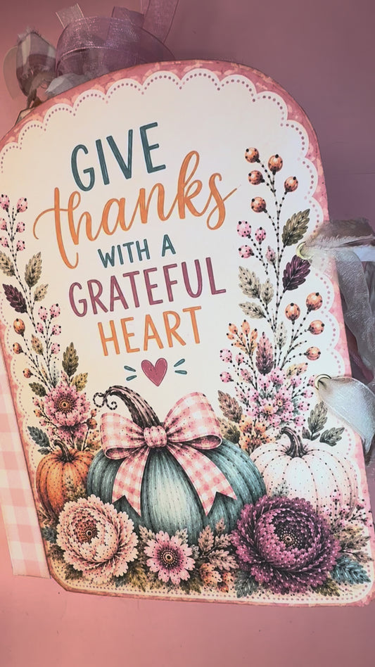 🍂 Vintage Harvest Market Gratitude Journal Printable Kit